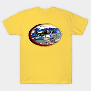 Supermarine Spitfire Fighter Aircraft T-Shirt